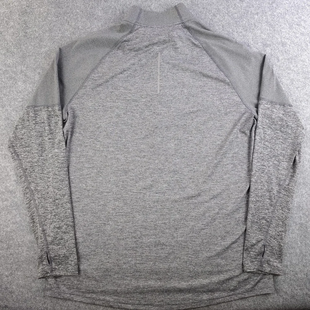 Nike Element 1/2 Zip Running Top Mens XL Dri Fit Gray Heather Pullover Stretch